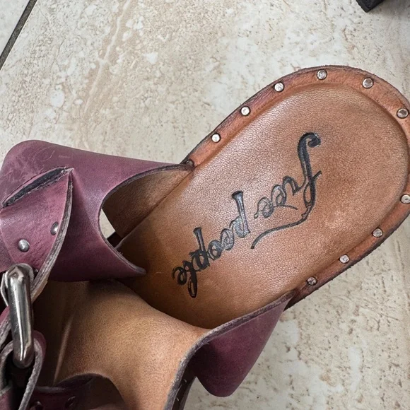 Free People Purple Studded Sandals - Picture 15 of 15